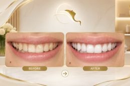 Before and After Teeth Whitening Strip