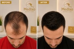 Before and after hair tarnplant islamabad and rawalpidi Results